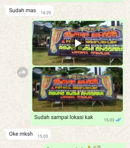 Pengiriman Papan Bunga Nengahan Bayat
